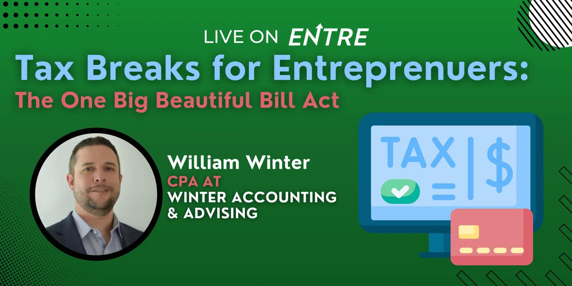 Tax Breaks for Entrepenuers Workshop